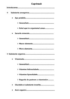 Rolul cumpusilor și a elementelor chimice în alimentația omului - Pagina 2