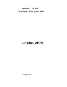 Lehman Brothers - Pagina 1