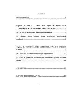 Rolul Limbii Grecești în Formarea Terminologiei Administrative Românești - Pagina 2