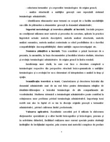 Rolul Limbii Grecești în Formarea Terminologiei Administrative Românești - Pagina 4