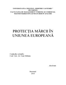 Protecția Mărcii în Uniunea Europeană - Pagina 3
