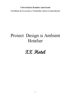 Design hotelier - construcția unui spa hotel - Pagina 1