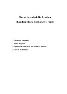 Bursa de valori de la Londra - Pagina 1