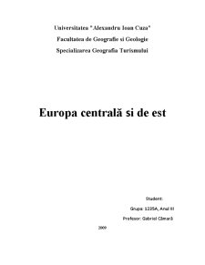 Europa Centrală și de Est - Pagina 1