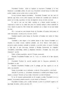 Președintele - funcția și prerogativele sale conform constituțiilor românești - Pagina 4
