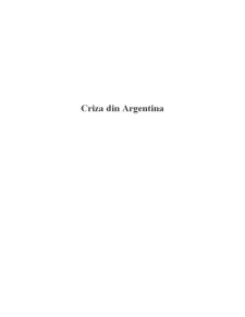 Criza din Argentina - Pagina 1