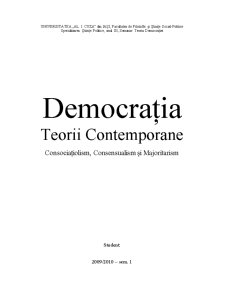 Teoria Democrației - Pagina 1