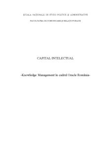 Knowledge Management în Cadrul Oracle România - Pagina 1