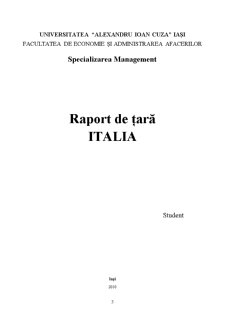 Raport de Țară Italia - Pagina 2