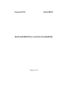 Management lanț logistic - Pagina 1