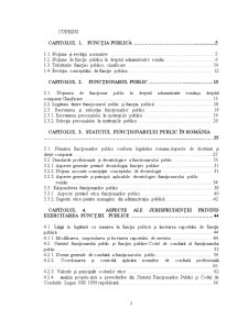 Studiu Privind Regimul Juridic al Funcției și Funcționarului Public - Pagina 2