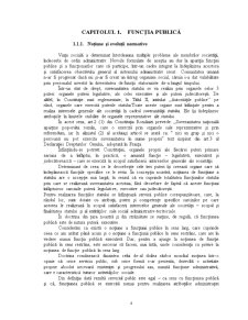 Studiu Privind Regimul Juridic al Funcției și Funcționarului Public - Pagina 4