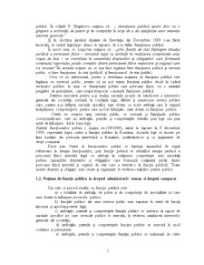 Studiu Privind Regimul Juridic al Funcției și Funcționarului Public - Pagina 5