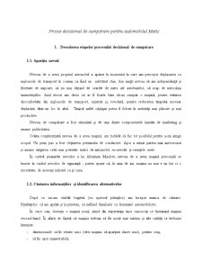 Proces decizional de cumpărare pentru automobilul Daewoo Matiz - Pagina 3
