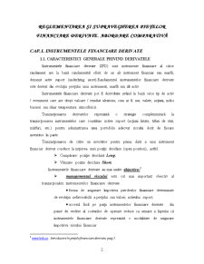 Reglementarea și Supravegherea Piețelor Financiare Derivate - Pagina 2