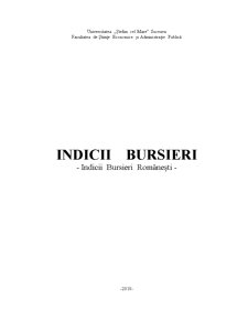Indici bursieri românești - Pagina 1