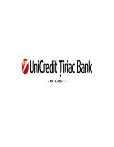 Istoricul băncii Unicredit Țiriac Bank - Pagina 1