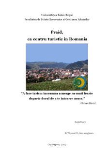 Praid, ca Centru Turistic în România - Pagina 1