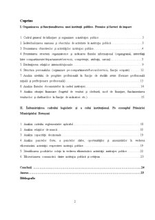 Studiu Aplicativ Privind Eficientizarea Activității Primăriei Municipiului Botoșani - Pagina 2