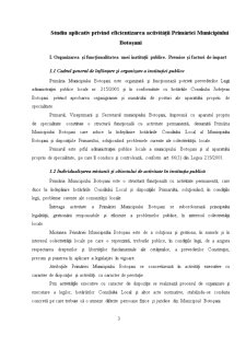 Studiu Aplicativ Privind Eficientizarea Activității Primăriei Municipiului Botoșani - Pagina 3