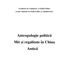 Mit și Regalitate în China Antică - Pagina 1
