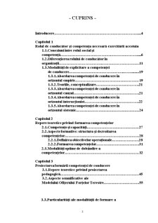 Baza Teoretică a Formării Competenței de Conducere - Pagina 2