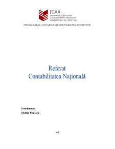 Contabilitatea Națională - Pagina 1