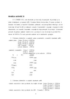 Managementul Costurilor la SC Lumier SRL - Pagina 5