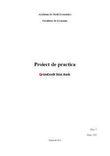 Practică Unicredit Țiriac Bank - Pagina 1