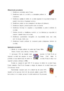 Cercetarea Pieței Tabletelor de Ciocolată - Pagina 5