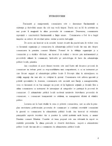 Specificul Comunicarii in Administratia Publica Locala - Studiu de Caz - Primaria Comunei Munteni, Jud. Galati - Pagina 4
