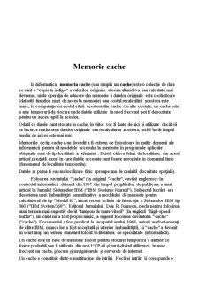 Memorie Cache - Pagina 1