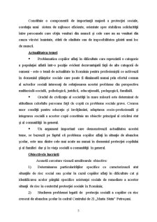 Asistența Socială Acordată Copiilor Aflați în Dificultate din Centrul de Zi Maria Stein Petroșani - Pagina 4
