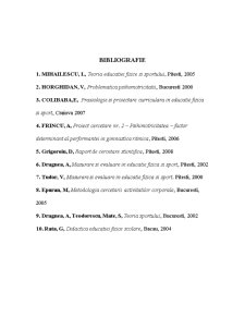Contribuții privind educarea și dezvoltarea psihomotricității la ciclul primar - Pagina 1