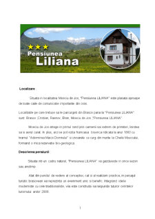 Certificare Pensiunea Liliana - Pagina 1