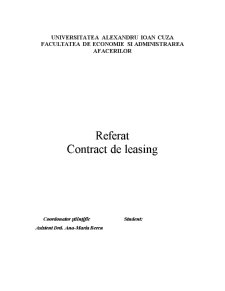 Contract de Leasing - Pagina 1
