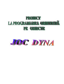 Proiect Joc DYNA - Pagina 1
