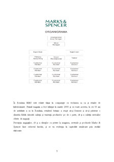 Proiect la contabilitate - practică de specialitate la Marks&Spencer - Pagina 5
