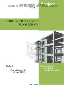 Reinforced Concrete - Floor Design (Beton Armat) - Pagina 1
