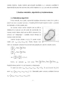 Metode de Calcul Numeric Utilizate la Calcularea Derivatelor Parțiale - Pagina 5
