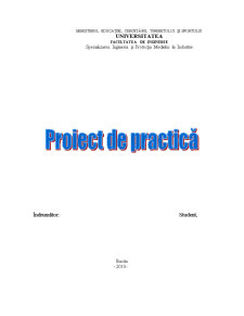 Proiect practică - SC Compania de Apă Bacău - Pagina 1