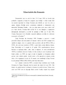 Mineriadele din România - Pagina 1