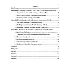 Subsistem Informatic Privind Evidența Resurselor Umane în Cadrul Materialelor MAI - Pagina 2