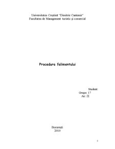 Procedura falimentului - Pagina 1