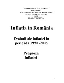 Evoluții ale inflației în perioada 1990-2008 - Pagina 1