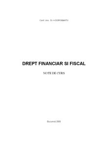Drept Financiar - Pagina 1