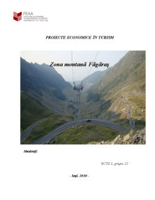 Proiecte Economice în Turism - Transfagarasanul - Pagina 1