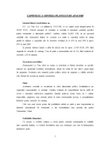 Plan de afaceri - SC La Tata SA - Pagina 2