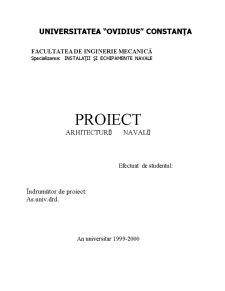 Arhitectură navală - calculul caroiajului și digrama de caroiaj - Pagina 1
