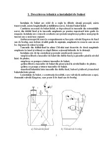 Proiect TMPIN - proiectarea și calculul instalației de balast la o navă tip vrachier - Pagina 2